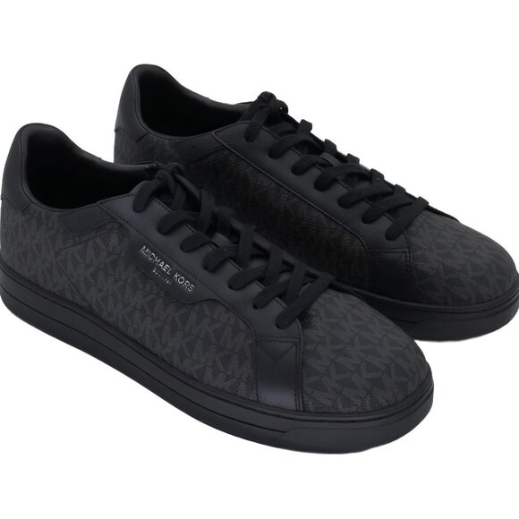 Michael Kors Men Keating Mini Logo Fashion Sneaker Black Size 12